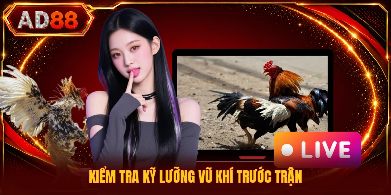 Kiểm tra kỹ lưỡng vũ khí trước trận