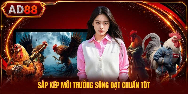 Sắp xếp môi trường sống đạt chuẩn tốt